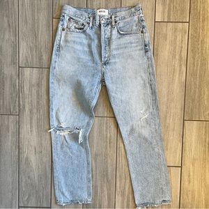 Agolde RILEY HIGH RISE STRAIGHT JEANS